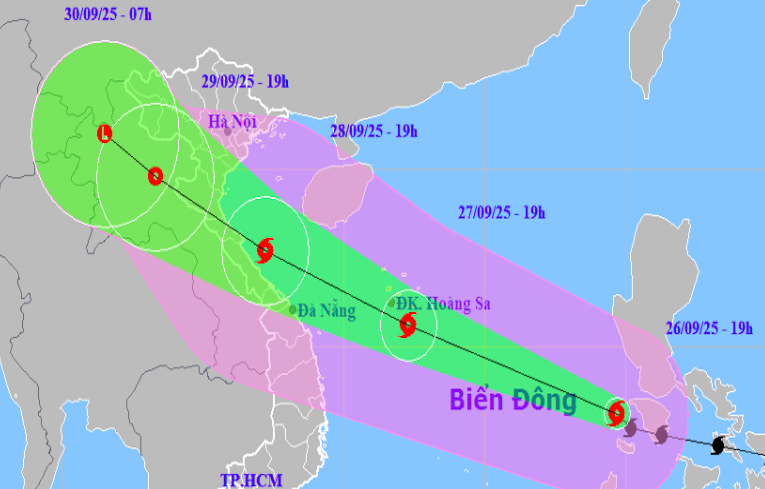 Bão Bualoi đã vào Biển Đông, giật cấp 15- Ảnh 1.