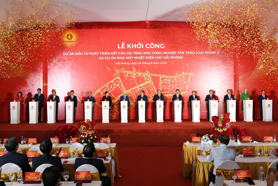 Thủ tướng dự lễ khởi công 2 dự án có tổng vốn 182.000 tỷ đồng, thuộc top đầu thế giới của Vingroup- Ảnh 2.