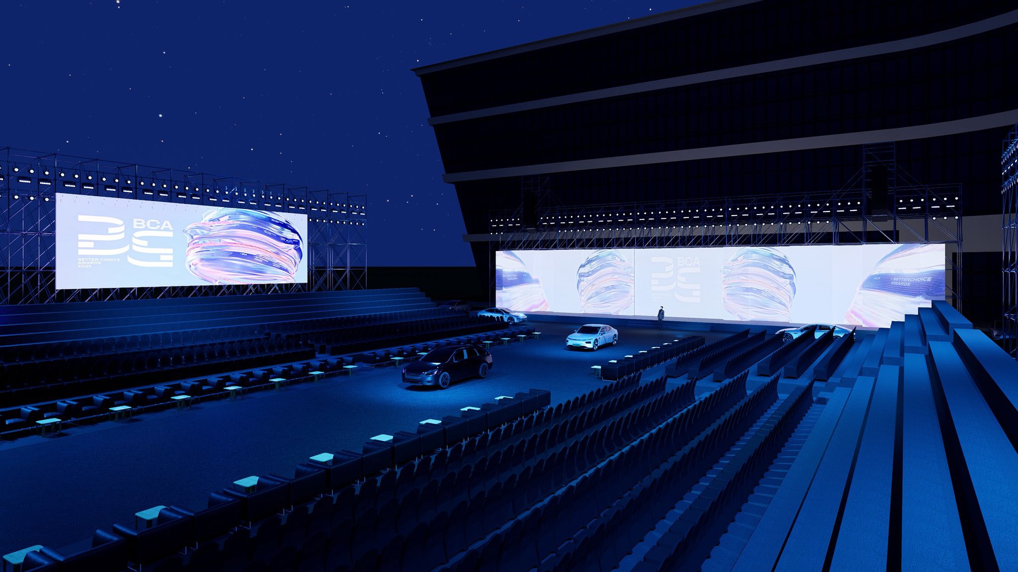 Hé lộ sân khấu hoành tráng của Better Choice Awards 2025: 1.500 chỗ ngồi, màn hình khổng lồ và phần ‘catwalk’ siêu cuốn của các mẫu xe của năm- Ảnh 4. Hé lộ sân khấu hoành tráng của Better Choice Awards 2025: 1.500 chỗ ngồi, màn hình khổng lồ và phần ‘catwalk’ siêu cuốn của các mẫu xe của năm- Ảnh 4.