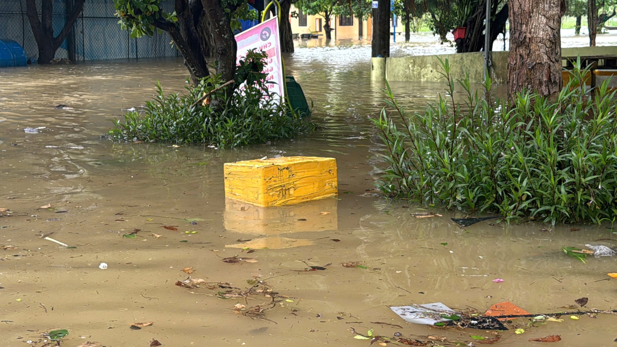 VIDEO: Bão số 10 Bualoi chưa tới, nước đã dâng ngập nhà dân- Ảnh 2. VIDEO: Bão số 10 Bualoi chưa tới, nước đã dâng ngập nhà dân- Ảnh 2.