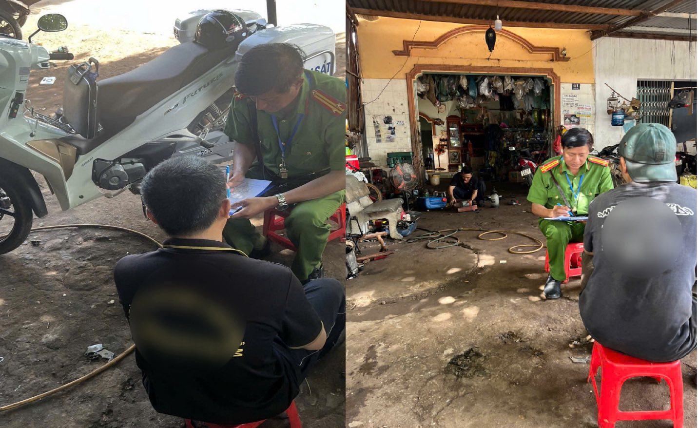 Công an Đồng Nai kiểm tra loạt tiệm sửa xe- Ảnh 1. Công an Đồng Nai kiểm tra loạt tiệm sửa xe- Ảnh 1.