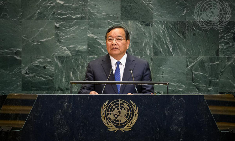 Tranh chấp biên giới: Campuchia - Thái Lan tranh luận gay gắt tại Đại hội đồng Liên Hợp Quốc- Ảnh 1. Tranh chấp biên giới: Campuchia - Thái Lan tranh luận gay gắt tại Đại hội đồng Liên Hợp Quốc- Ảnh 1.