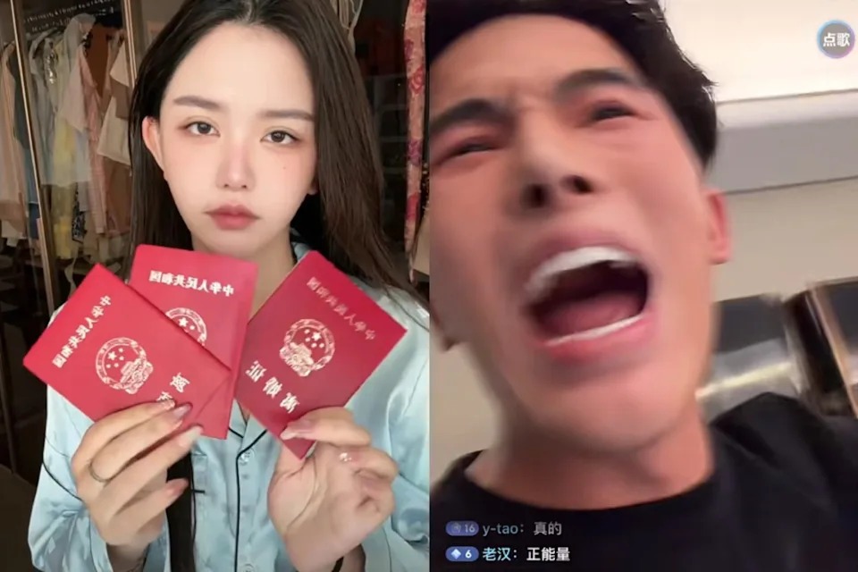 "Sao nữ 26 tuổi 3 đời chồng" bị chồng thứ 3 uy hiếp trên livestream: Đường tình duyên đầy thị phi- Ảnh 1.