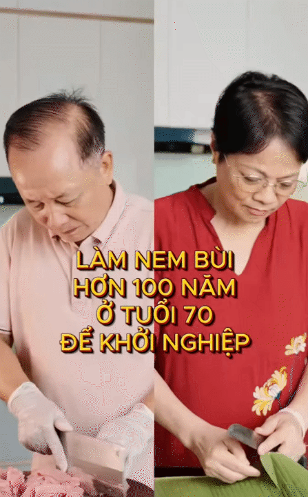 Nghe con dâu kể chuyện bố mẹ chồng khởi nghiệp ở tuổi 70: Nghe con dâu kể chuyện bố mẹ chồng khởi nghiệp ở tuổi 70: