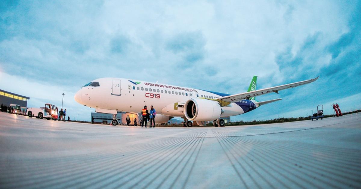Si&ecirc;u dự &aacute;n h&agrave;ng kh&ocirc;ng Trung Quốc cạnh tranh Airbus v&agrave; Boeing: Động cơ l&agrave; 'g&oacute;t ch&acirc;n Achilles'?- Ảnh 1.