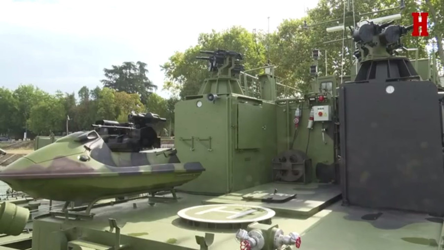 T&agrave;u s&ocirc;ng được trang bị xuồng kh&ocirc;ng người l&aacute;i v&agrave; t&iacute;ch hợp khả năng chống UAV- Ảnh 1.