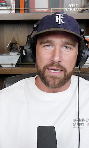 Travis Kelce lần đầu lên tiếng về màn cầu hôn Taylor Swift, fan toàn cầu bùng nổ vì tuyên bố siêu ngọt- Ảnh 1. Travis Kelce lần đầu lên tiếng về màn cầu hôn Taylor Swift, fan toàn cầu bùng nổ vì tuyên bố siêu ngọt- Ảnh 1.