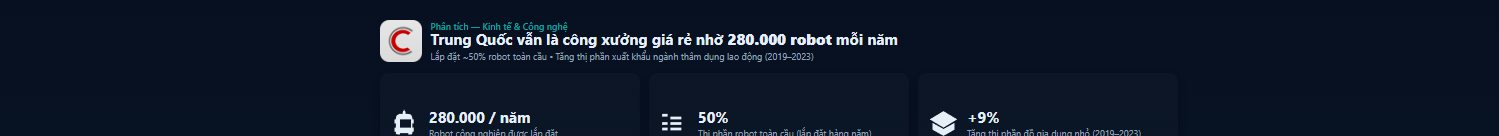 Trung Quốc Vẫn Là Công Xưởng Giá Rẻ Thế Giới Nhờ 280.000 Robot Mỗi Năm: Tầm Nhìn Tự Động Hóa Chi Phí Thấp Của Nền Kinh Tế Số 1 Châu Á 2 2025 09 03112841 1756888655756 1756888656020266153629