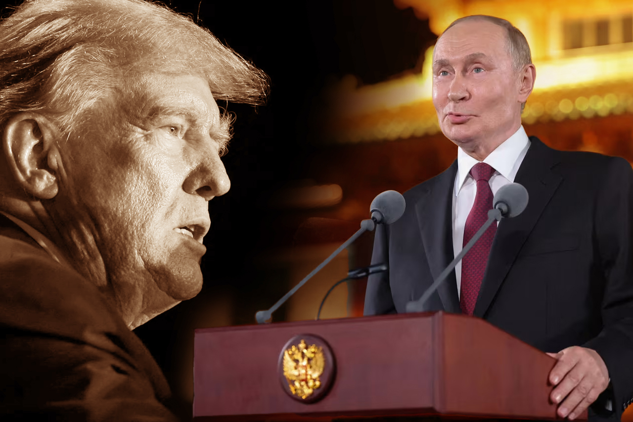 Đài CCTV bắt trọn khoảnh khắc ông Putin và ông Tập bàn chuyện 'sống 150 tuổi' trên thảm đỏ lễ duyệt binh - Ảnh 1.