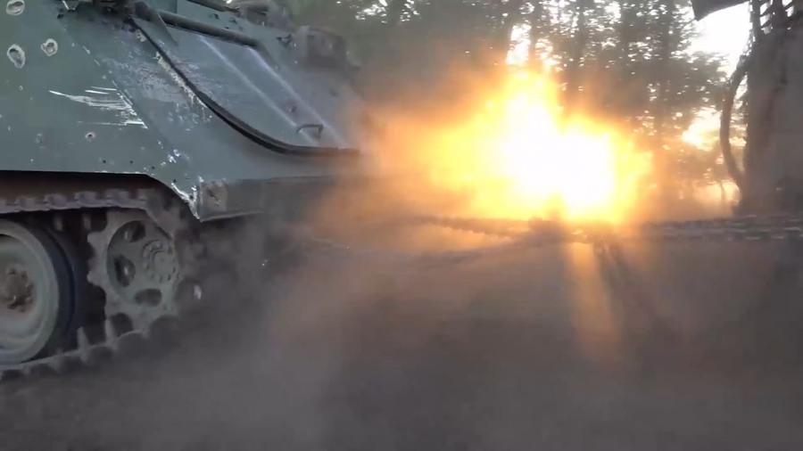 Xe bọc thép M113 bỏ lại chiến trường Zaporozhye được đưa đi nghiên cứu- Ảnh 1.