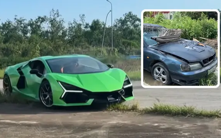 Biến chiếc Nissan cũ hỏng thành Lamborghini Revuelto, các thợ xe Việt Nam được thế giới ngả mũ khâm phục- Ảnh 1.