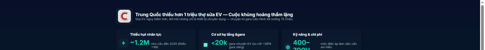 Trung Quốc thiếu hơn 1 triệu thợ sửa xe điện, 75% thợ không đủ tiêu chuẩn: Cuộc khủng hoảng thầm lặng cho nỗ lực xanh hóa ngành ô tô - Ảnh 2.