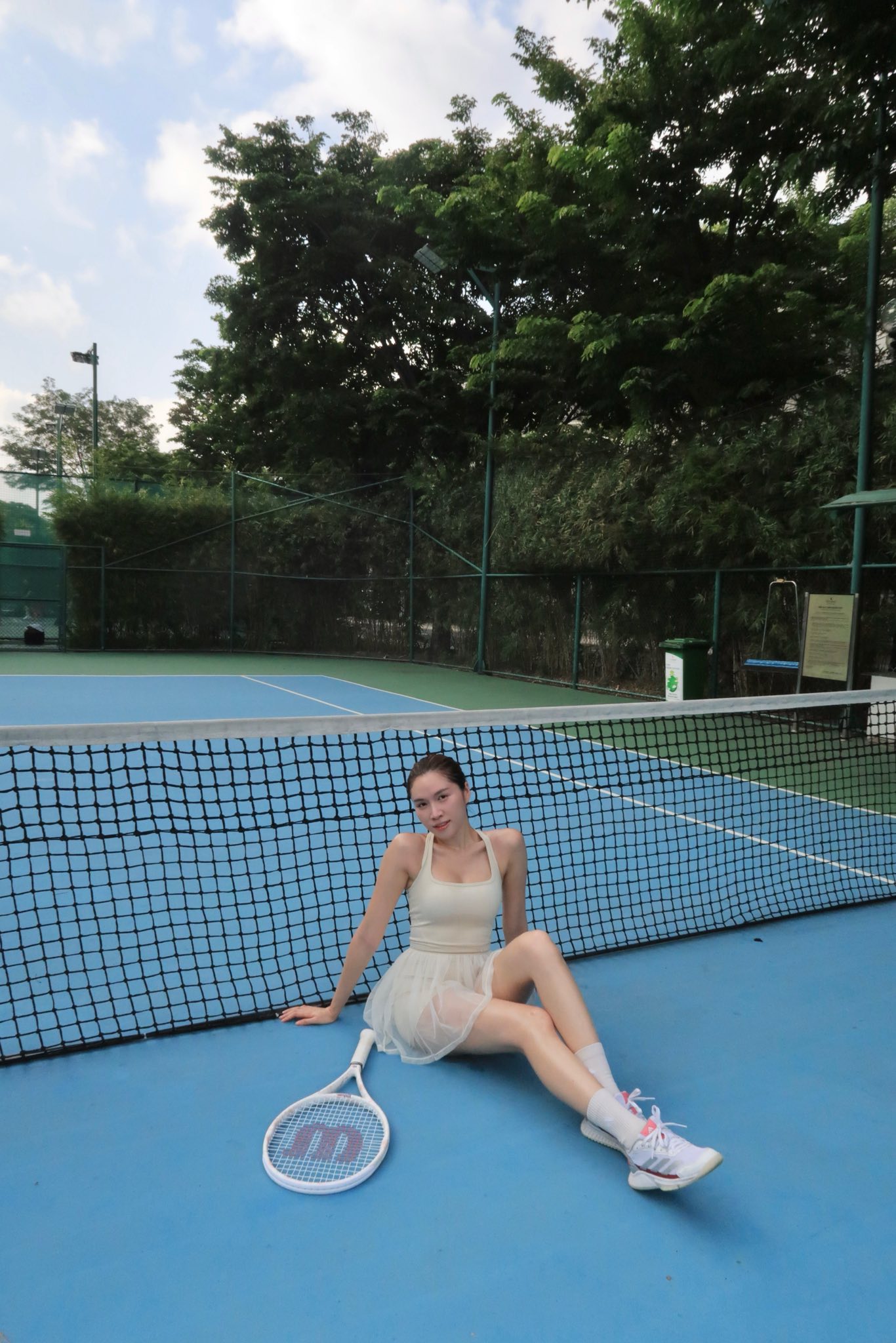 Nữ MC nổi tiếng mê thể thao, "cân đẹp" từ pickleball, tennis đến gym, vóc dáng đỉnh khỏi bàn - Ảnh 6. Nữ MC nổi tiếng mê thể thao, "cân đẹp" từ pickleball, tennis đến gym, vóc dáng đỉnh khỏi bàn - Ảnh 6.