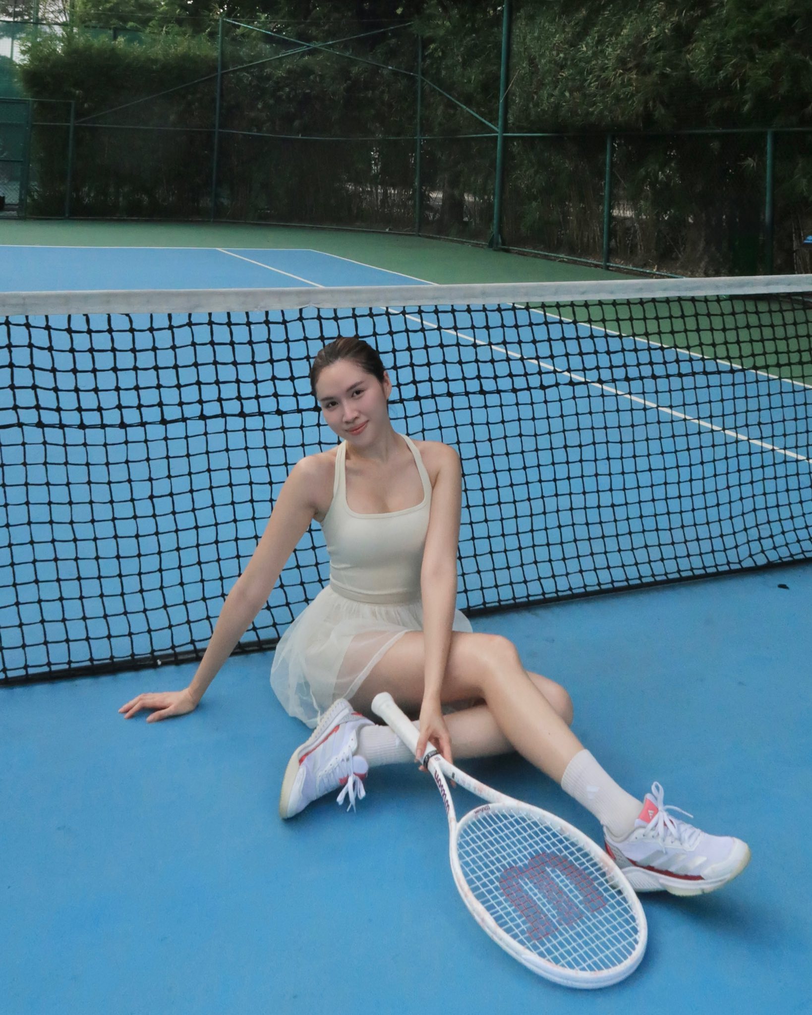 Nữ MC nổi tiếng mê thể thao, "cân đẹp" từ pickleball, tennis đến gym, vóc dáng đỉnh khỏi bàn - Ảnh 9. Nữ MC nổi tiếng mê thể thao, "cân đẹp" từ pickleball, tennis đến gym, vóc dáng đỉnh khỏi bàn - Ảnh 9.