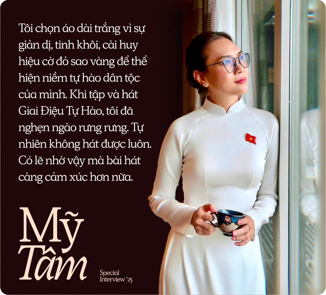 Mỹ Tâm: "Trải qua khoảnh khắc lịch sử lớn lao như vậy, tôi càng thấy mình cần phải khiêm nhường"- Ảnh 4. Mỹ Tâm: "Trải qua khoảnh khắc lịch sử lớn lao như vậy, tôi càng thấy mình cần phải khiêm nhường"- Ảnh 4.