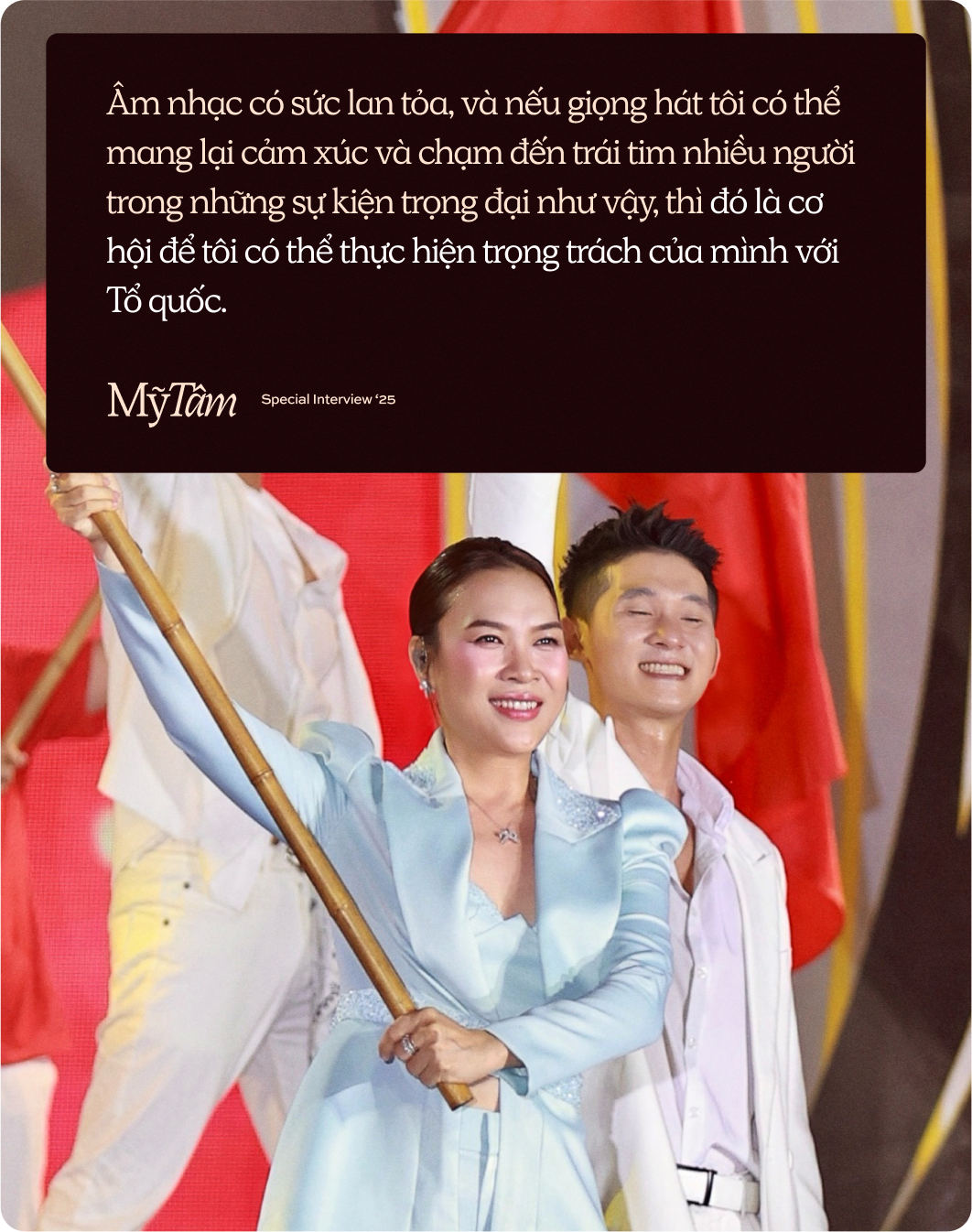 Mỹ Tâm: "Trải qua khoảnh khắc lịch sử lớn lao như vậy, tôi càng thấy mình cần phải khiêm nhường"- Ảnh 7. Mỹ Tâm: "Trải qua khoảnh khắc lịch sử lớn lao như vậy, tôi càng thấy mình cần phải khiêm nhường"- Ảnh 7.