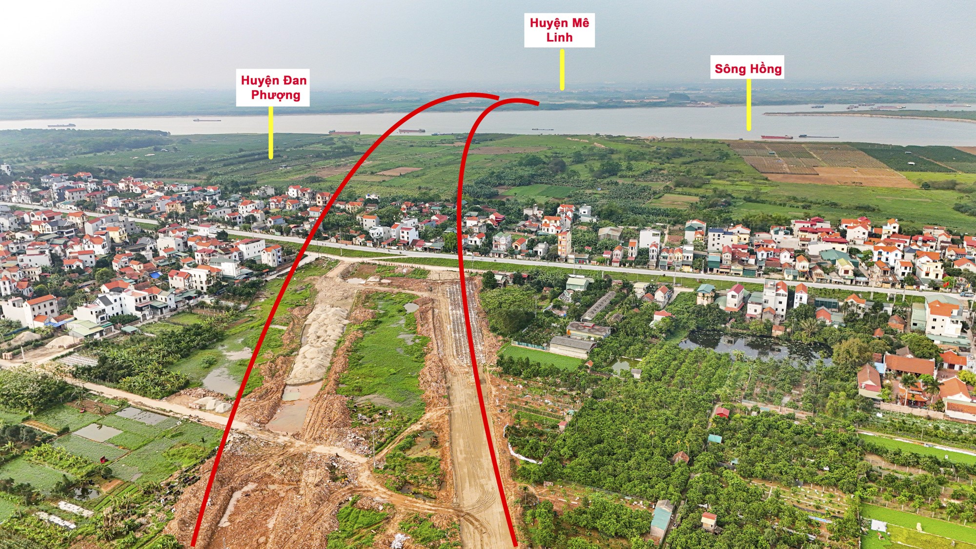 Hàng triệu người dân Hà Nội, Hưng Yên đón tin vui lớn: 2 “siêu cầu” vượt sông Hồng trị giá 15.000 tỷ sắp được khởi công, khoảng cách di chuyển chuẩn bị được rút ngắn - Ảnh 1. Hàng triệu người dân Hà Nội, Hưng Yên đón tin vui lớn: 2 “siêu cầu” vượt sông Hồng trị giá 15.000 tỷ sắp được khởi công, khoảng cách di chuyển chuẩn bị được rút ngắn - Ảnh 1.