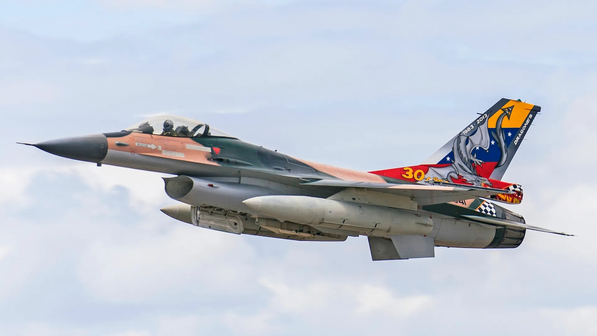 Địch thủ của Mỹ, sao Venezuela lại có được F-16 - Ảnh 1.