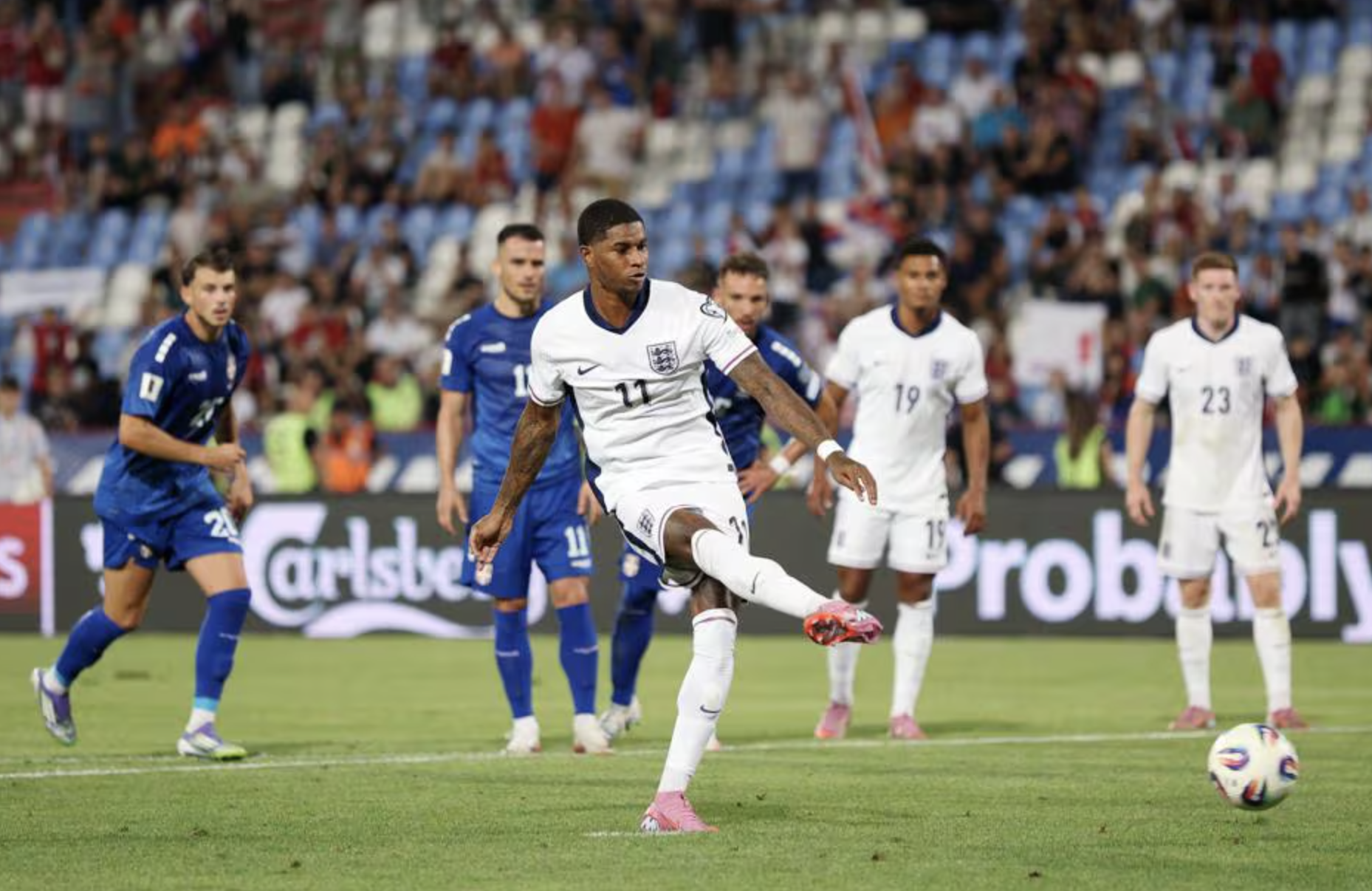 Đại thắng "năm sao" Serbia, tuyển Anh tiến gần vé dự World Cup 2026- Ảnh 6. Đại thắng "năm sao" Serbia, tuyển Anh tiến gần vé dự World Cup 2026- Ảnh 6.