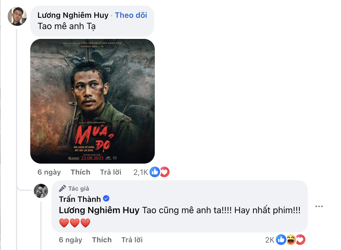 Người được Trấn Thành khen đỉnh nhất Mưa Đỏ, xem hình ảnh này thì không ai dám cãi- Ảnh 1. Người được Trấn Thành khen đỉnh nhất Mưa Đỏ, xem hình ảnh này thì không ai dám cãi- Ảnh 1.