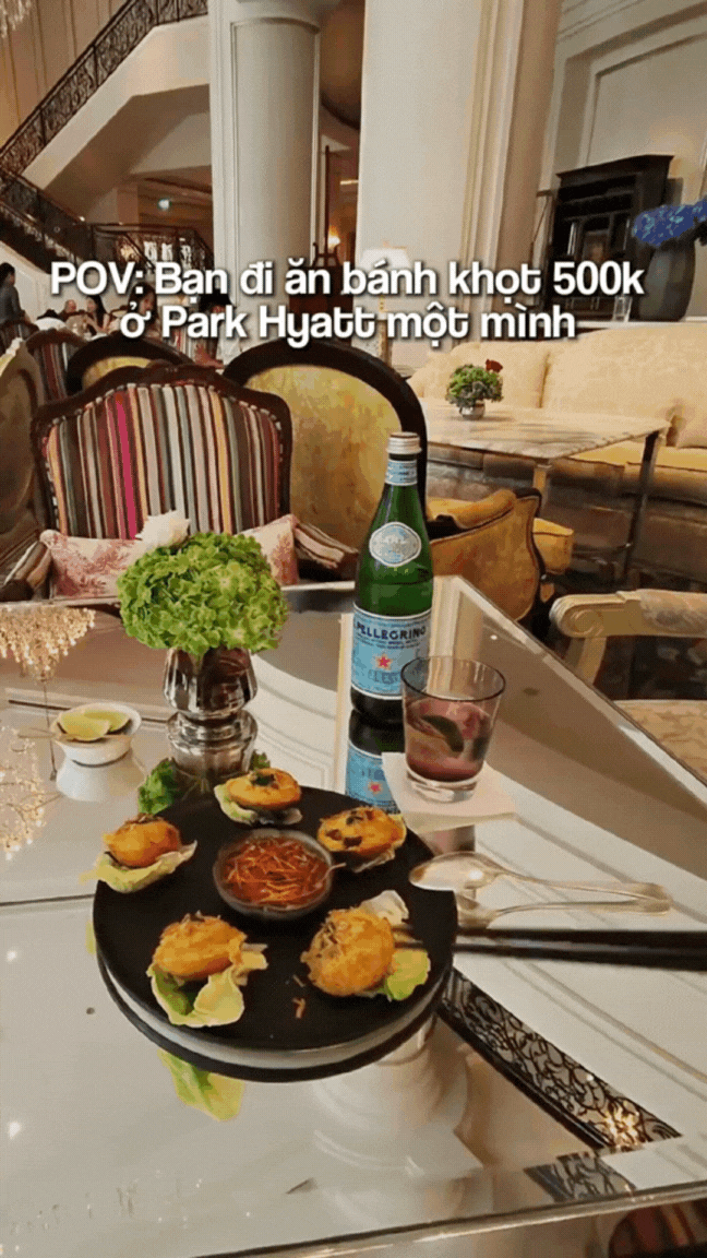 5 cái bánh khọt bán giá 500k tại khách sạn Việt Nam, nghe nguyên liệu xong người giàu mỉm cười ngay lập tức!- Ảnh 1.