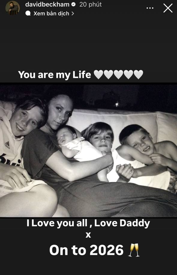 Đêm Giao thừa, David Beckham nghẹn ngào nhắn nhủ con trai cả đang xa cách: "Bố yêu con. Con là cả cuộc đời của bố!" - Ảnh 2.