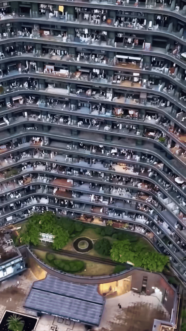 Cận cảnh khu dân cư lớn nhất thế giới, ai nhìn cũng phải thốt lên 2 chữ: Tiền đình!- Ảnh 7. Cận cảnh khu dân cư lớn nhất thế giới, ai nhìn cũng phải thốt lên 2 chữ: Tiền đình!- Ảnh 7.