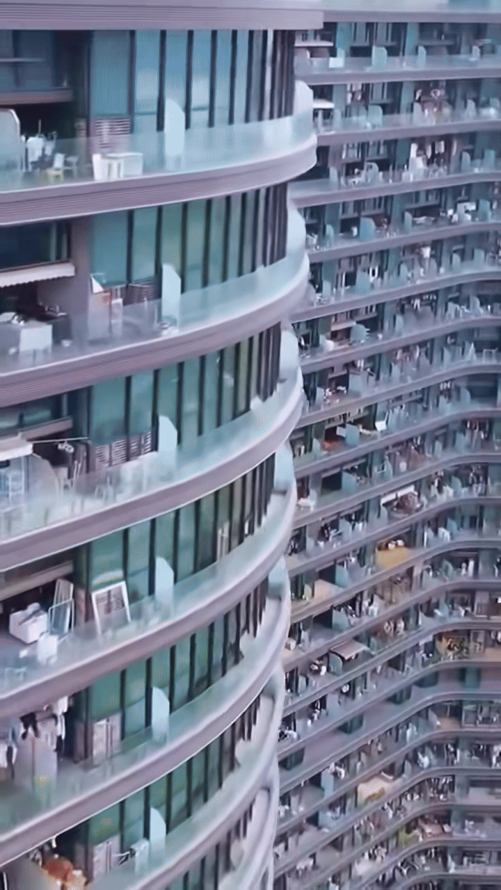 Cận cảnh khu dân cư lớn nhất thế giới, ai nhìn cũng phải thốt lên 2 chữ: Tiền đình!- Ảnh 6. Cận cảnh khu dân cư lớn nhất thế giới, ai nhìn cũng phải thốt lên 2 chữ: Tiền đình!- Ảnh 6.