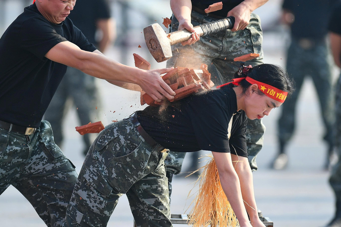 Lễ xuất qu&acirc;n lực lượng C&ocirc;ng an bảo vệ Đại hội XIV của Đảng tại H&agrave; Nội - Ảnh 17.