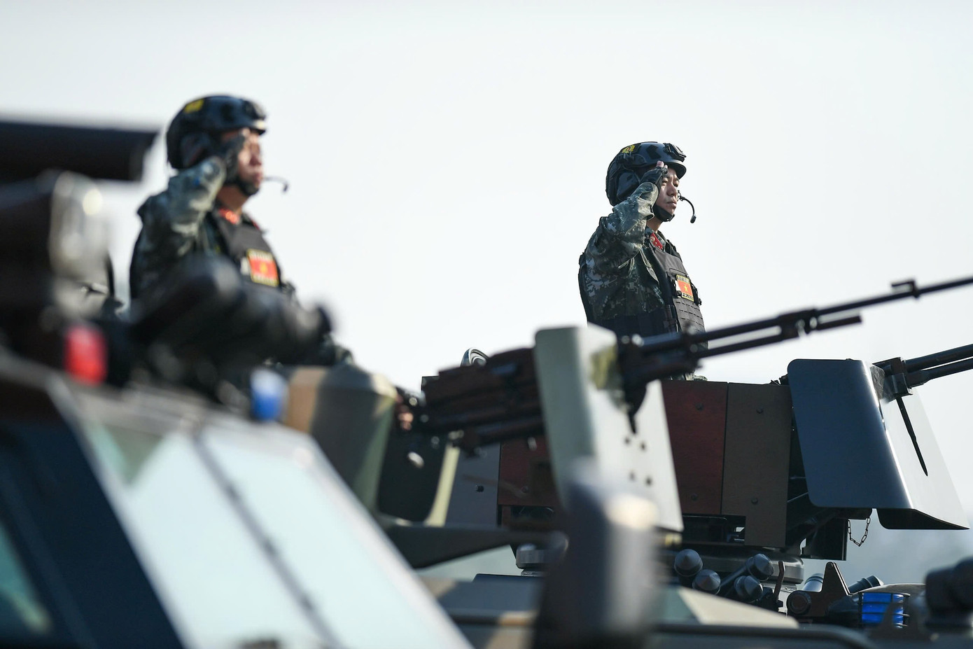 Lễ xuất qu&acirc;n lực lượng C&ocirc;ng an bảo vệ Đại hội XIV của Đảng tại H&agrave; Nội - Ảnh 7.