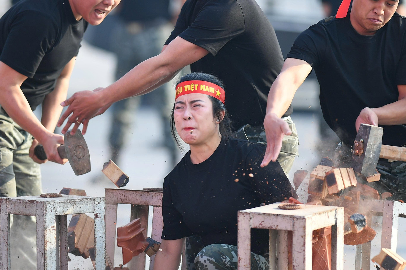 Lễ xuất qu&acirc;n lực lượng C&ocirc;ng an bảo vệ Đại hội XIV của Đảng tại H&agrave; Nội - Ảnh 16.