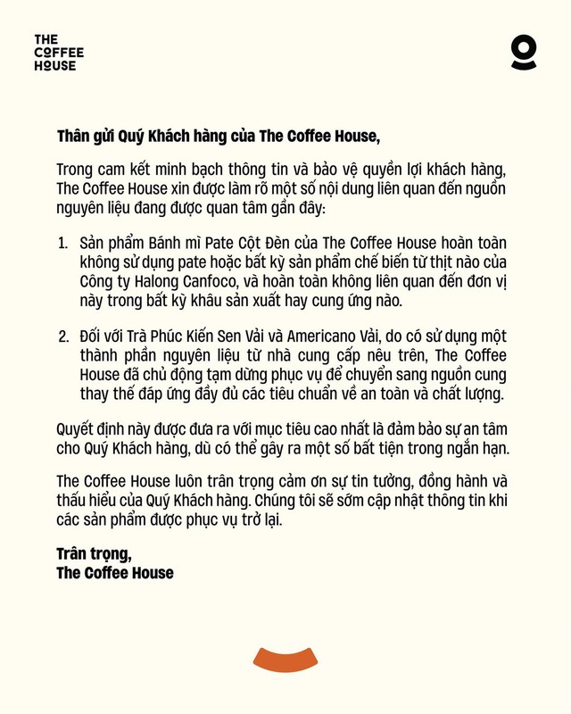 Giữa drama Đồ hộp Hạ Long, The Coffee House ngừng b&aacute;n 2 m&oacute;n khiến thực kh&aacute;ch phản ứng mạnh- Ảnh 1.