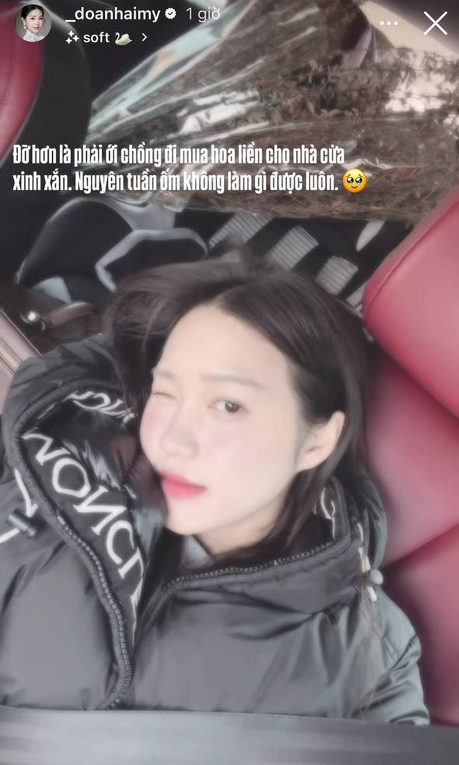 Tiểu thư Doãn Hải My gặp vấn đề sức khoẻ, phải nhập viện, vừa trở lại đã bắt Văn Hậu làm ngay 1 việc- Ảnh 2. Tiểu thư Doãn Hải My gặp vấn đề sức khoẻ, phải nhập viện, vừa trở lại đã bắt Văn Hậu làm ngay 1 việc- Ảnh 2.