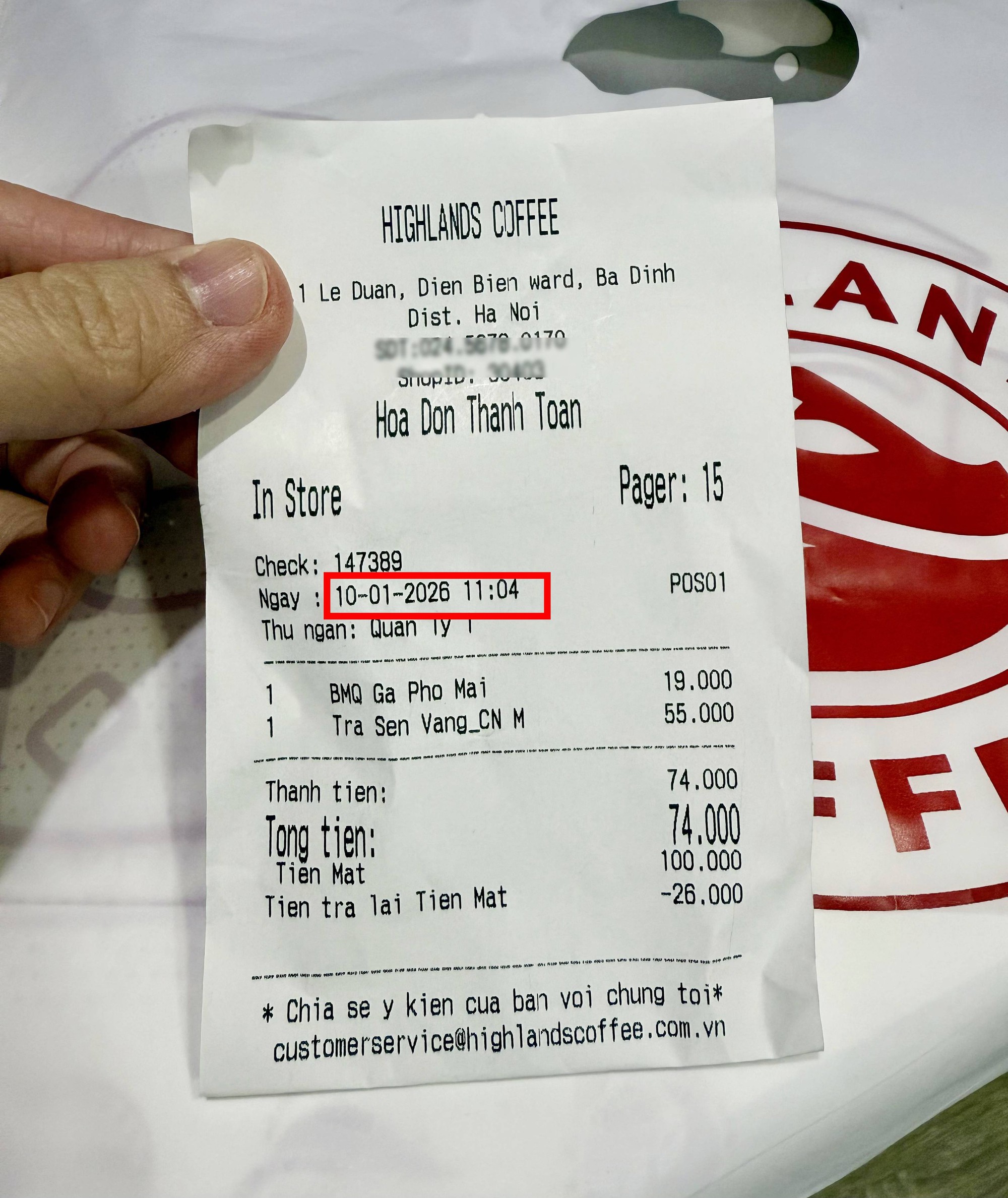 T&igrave;nh h&igrave;nh loạt chi nh&aacute;nh Highlands sau th&ocirc;ng b&aacute;o "đ&atilde; ngưng phục vụ" một số m&oacute;n - Ảnh 9.