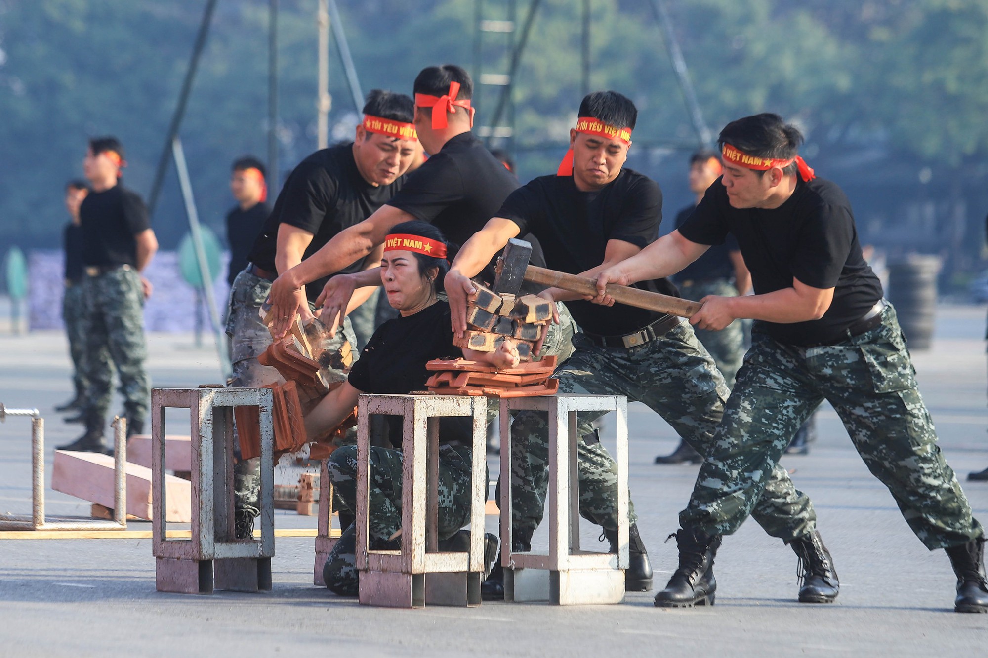 Cảnh s&aacute;t bảo vệ Đại hội XIV của Đảng: Sự kiện ph&ocirc; diễn sức mạnh an ninh - Ảnh 13.