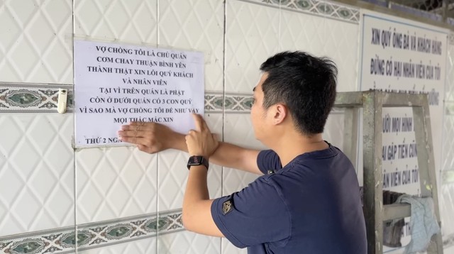 Qu&aacute;n cơm miền T&acirc;y c&ocirc;ng khai nu&ocirc;i 