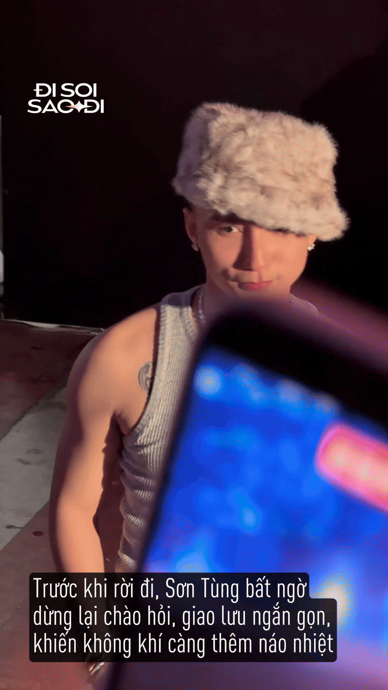 Vệ sĩ căng d&ugrave; che k&iacute;n kh&ocirc;ng để lộ Sơn T&ugrave;ng d&ugrave; 1 gi&acirc;y, đại gia showbiz nhưng vẫn chung thuỷ với một thứ- Ảnh 7.