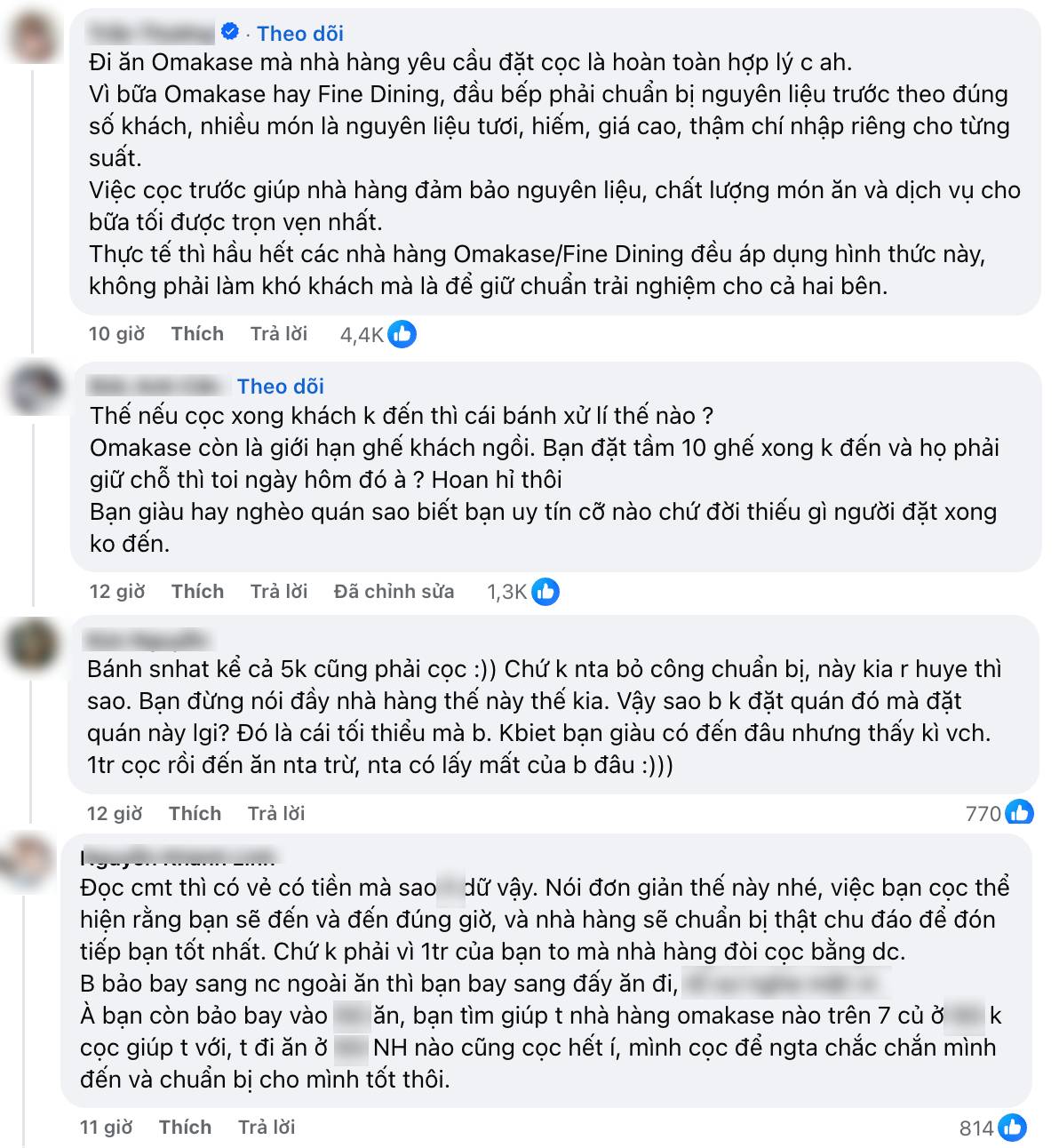 Đi ăn omakase phải cọc trước 1 triệu, kh&aacute;ch nữ g&acirc;y tranh c&atilde;i khi n&oacute;i c&aacute;c nh&agrave; h&agrave;ng ở Việt Nam "đừng c&oacute; lắm chuyện qu&aacute;"- Ảnh 4.