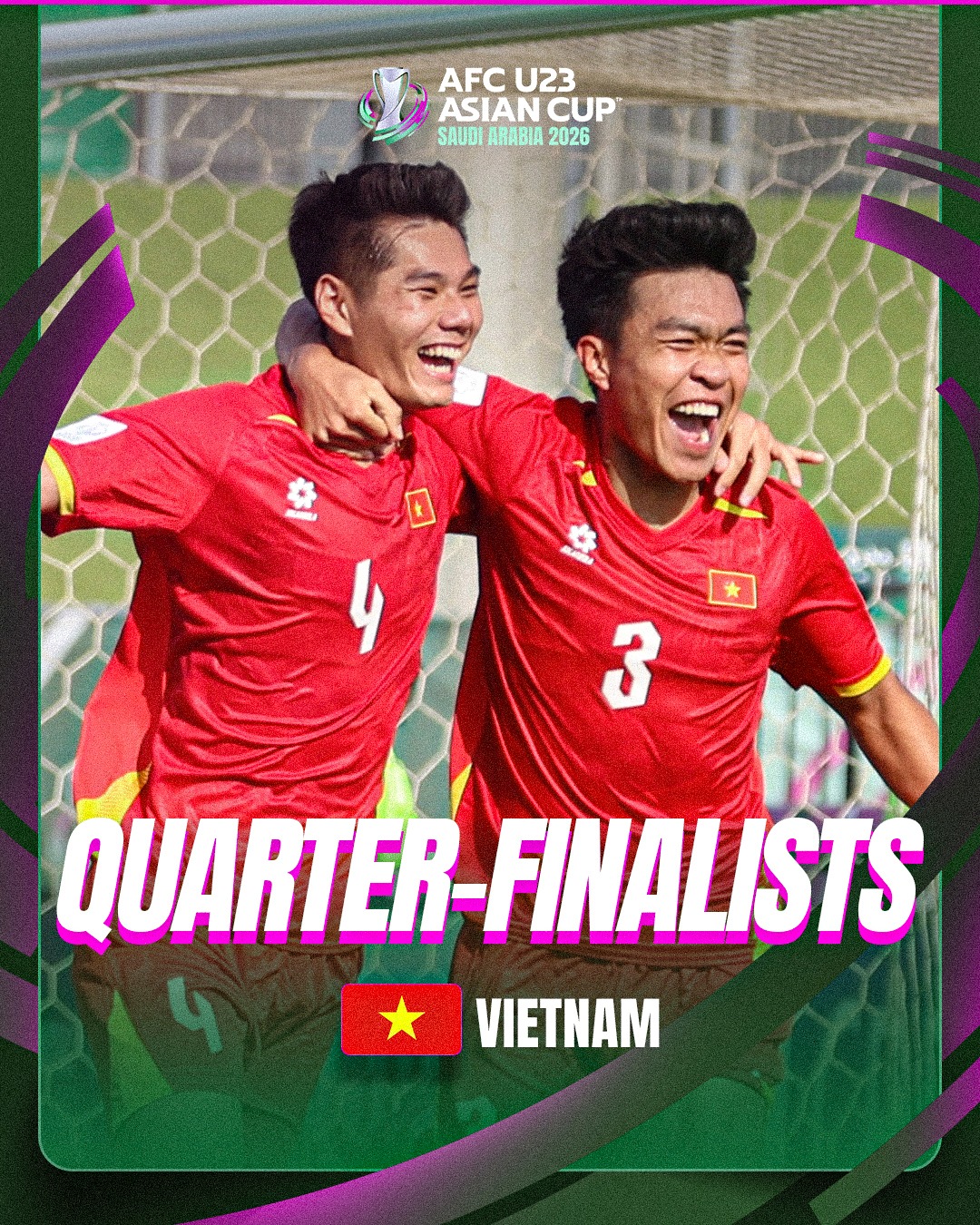 G&oacute;c dễ thương: U23 Jordan nhảy m&uacute;a ở sảnh kh&aacute;ch sạn khi gặp U23 Việt Nam, ăn mừng 2 đội c&ugrave;ng v&agrave;o tứ kết- Ảnh 2.