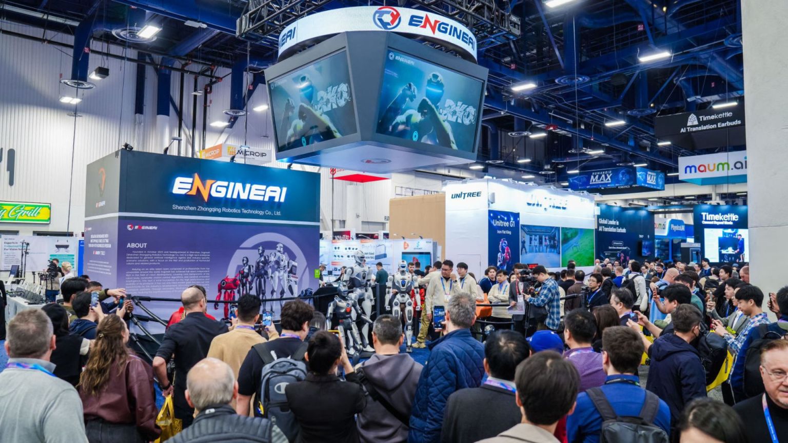 Robot h&igrave;nh người EngineAI ra mắt tại CES 2026 với m&agrave;n tr&igrave;nh diễn mạnh mẽ, g&acirc;y tranh c&atilde;i v&agrave; h&uacute;t ch&uacute; &yacute; to&agrave;n cầu - Ảnh 2.