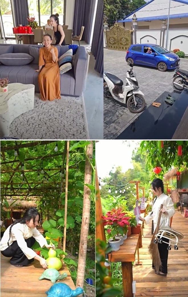 Nam diễn vi&ecirc;n c&aacute;t-x&ecirc; rải từ tầng 1 đến tầng 3, ở biệt thự rộng như c&ocirc;ng vi&ecirc;n, cưới vợ đẹp, đảm đang - Ảnh 3.