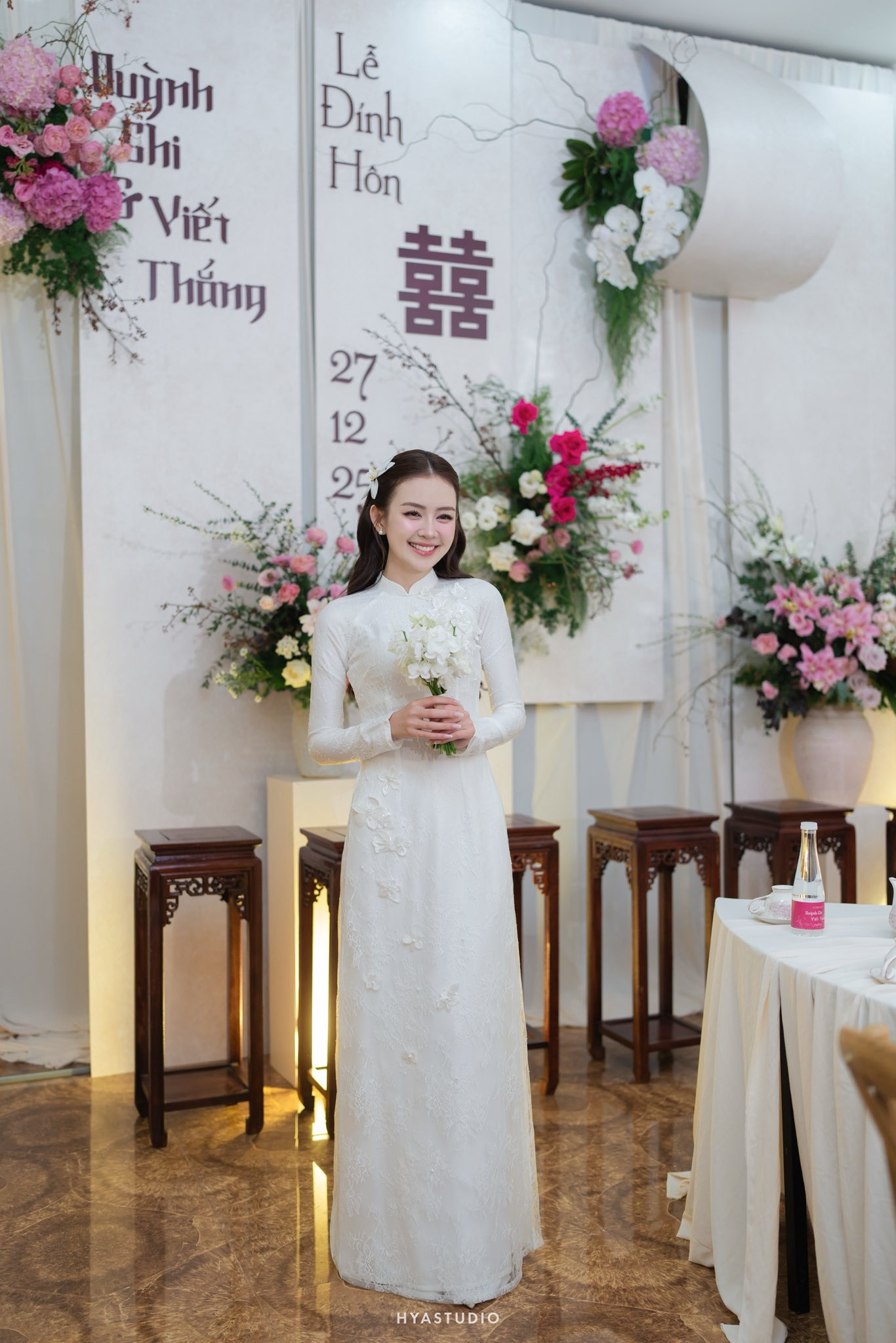 C&ocirc; g&aacute;i từng viral trong đ&aacute;m cưới Hoa hậu Đỗ H&agrave; l&ecirc;n xe hoa, nhan sắc c&ocirc; d&acirc;u ch&uacute; rể như x&eacute; truyện bước ra- Ảnh 4.