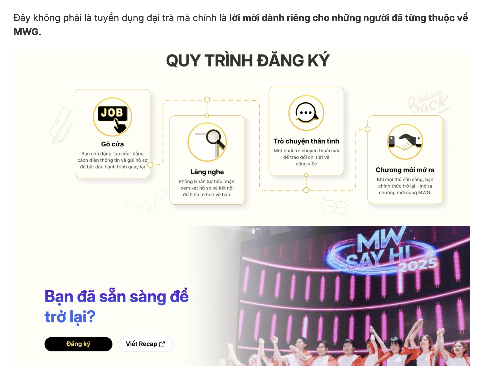 Thế Giới Di Động tuyển dụng hơn 1.500 nh&acirc;n sự cũ sau giai đoạn thu hẹp quy m&ocirc; - Ảnh 2.