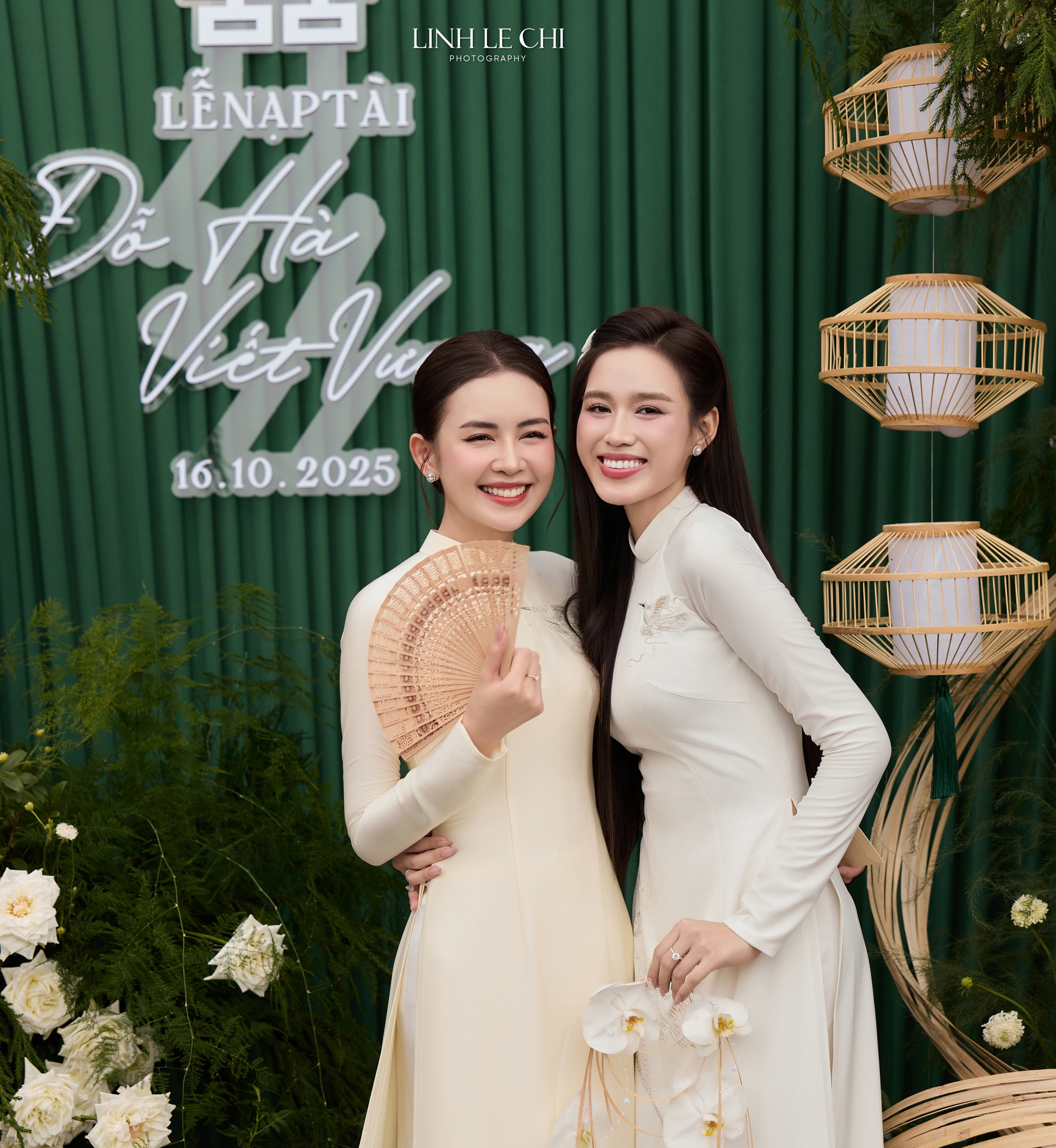 C&ocirc; g&aacute;i từng viral trong đ&aacute;m cưới Hoa hậu Đỗ H&agrave; l&ecirc;n xe hoa, nhan sắc c&ocirc; d&acirc;u ch&uacute; rể như x&eacute; truyện bước ra- Ảnh 3.