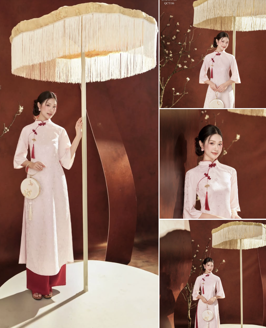 Do&atilde;n Hải My chụp tới 25 bộ &aacute;o d&agrave;i tết, xinh đẹp nết na nhưng vẫn bị netizen ch&ecirc; "một m&agrave;u" v&igrave; một l&yacute; do - Ảnh 2.