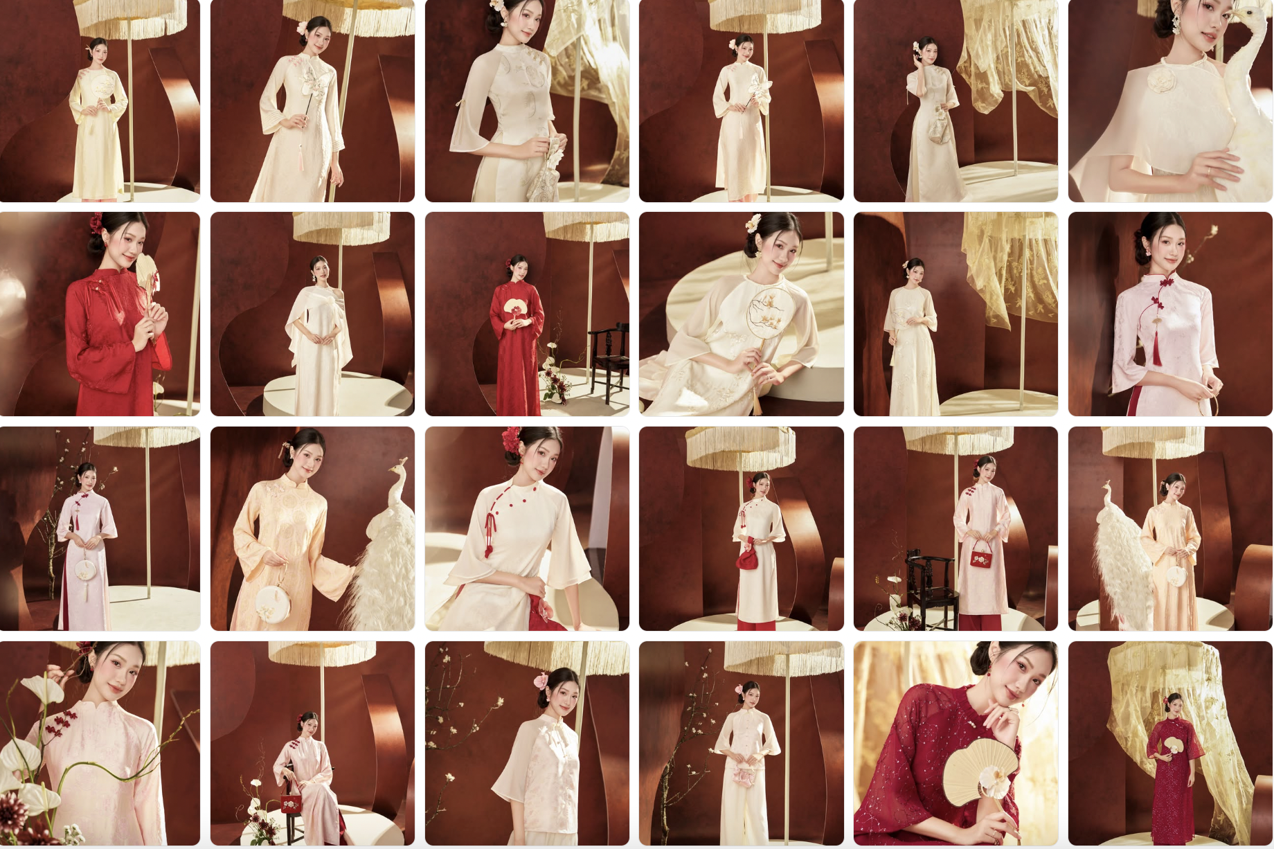 Do&atilde;n Hải My chụp tới 25 bộ &aacute;o d&agrave;i tết, xinh đẹp nết na nhưng vẫn bị netizen ch&ecirc; "một m&agrave;u" v&igrave; một l&yacute; do - Ảnh 4.