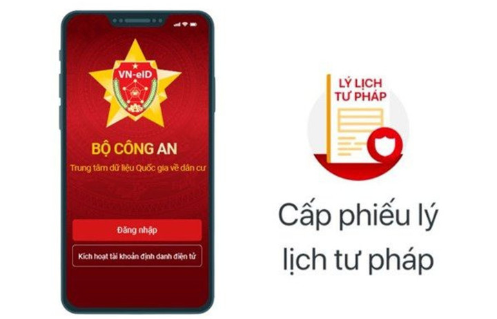 3 Bước đơn giản y&ecirc;u cầu cấp phiếu l&yacute; lịch tư ph&aacute;p online tr&ecirc;n ứng dụng VNeID - Ảnh 1.