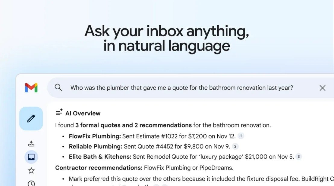 Gmail AI: C&aacute;ch mạng h&oacute;a trải nghiệm email với c&ocirc;ng nghệ AI mới của Google - Ảnh 3.