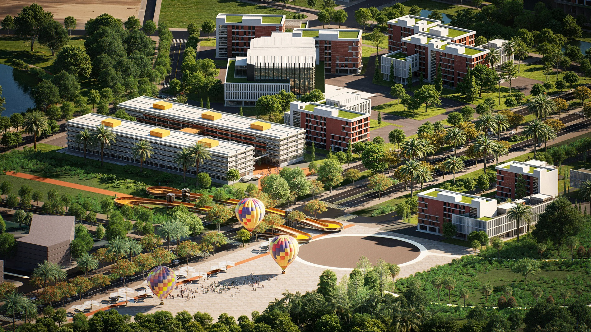 Dự &aacute;n đặc biệt gần 200ha tại H&agrave; Nội: Đầu tư 50.000 tỷ đồng, đ&aacute;p ứng nhu cầu l&agrave;m việc của 60.000 người- Ảnh 1.