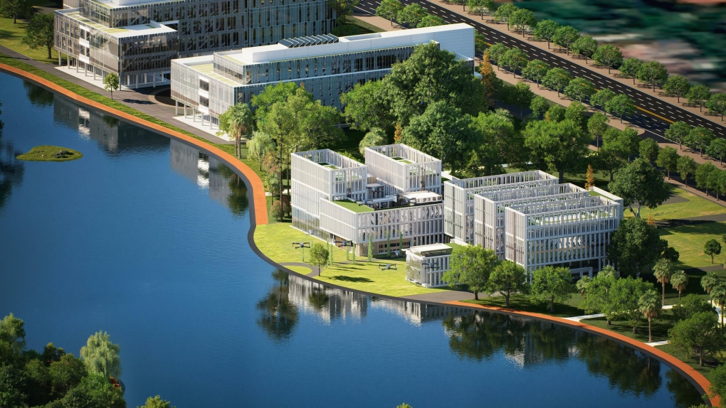 Dự &aacute;n đặc biệt gần 200ha tại H&agrave; Nội: Đầu tư 50.000 tỷ đồng, đ&aacute;p ứng nhu cầu l&agrave;m việc của 60.000 người- Ảnh 2.